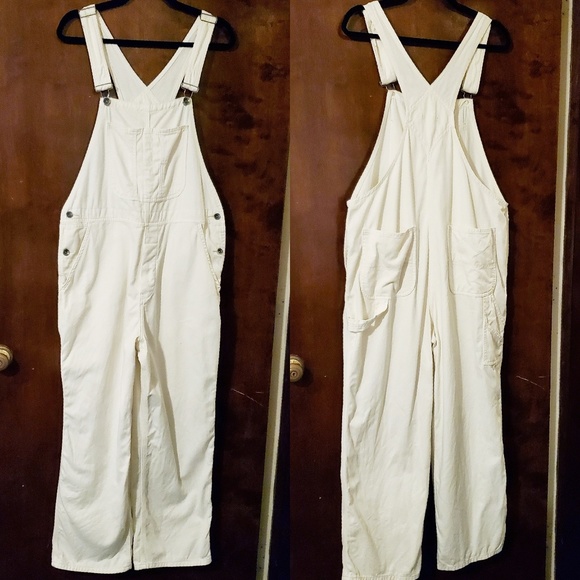 Urban Outfitters White Overalls Outlet 